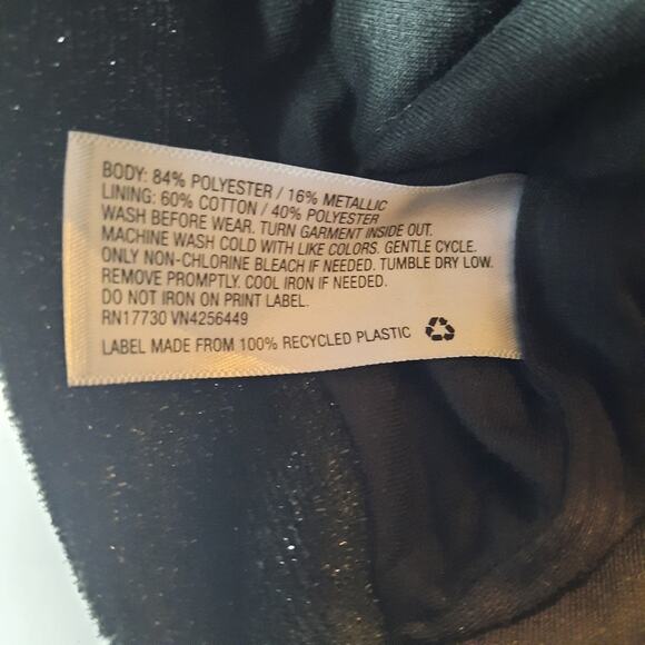 Genuine Kids From Oshkosh Girl's Jacket Black Glitter Zip Front Size 2T - Picture 5 of 6